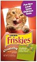 Friskies Cat Treats Crunchy Indoor Chicken Flavor, 2.1-Ounce Pouches (Pack of 10)