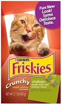 Friskies Cat Treats Crunchy Indoor Chicken Flavor, 2.1-Ounce Pouches (Pack of 10)