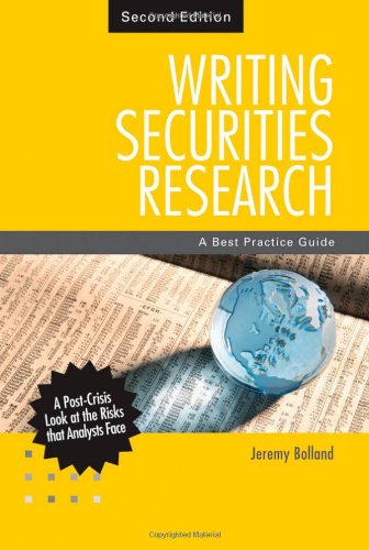 Writing Securities Research: A Best Practice Guide