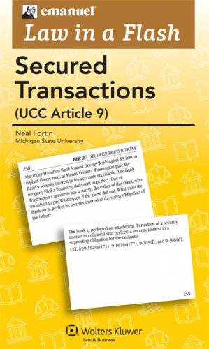law in a flash cards secured transactions 2011 emanuel law in a flash