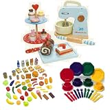 Le Toy Van Honeybake Baking Set with Learning Resources Pretend and Play Dish Set and 52 Piece Play Food