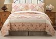 Raggedy Patch King Size Quilt with 2 Shams - Pink
