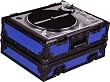 Marathon Flight Road Black Series Case MA-1200Blkblue Heavy Duty Turntable Deluxe Case Fits Technics 1200 & Other Turntables (Blue)