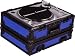 Marathon Flight Road Black Series Case MA-1200Blkblue Heavy Duty Turntable Deluxe Case Fits Technics 1200 & Other Turntables (Blue)