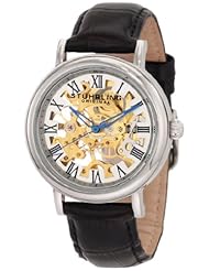 Stuhrling Original Womens 294A.111531 Classic Delphi Macbeth Mechanical Skeleton Silver-Tone Watch