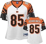 Chad Ochocinco White Reebok NFL Replica Cincinnati Bengals Women's Jersey