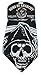 Sons of Anarchy Paisley Bandana - Black/White