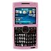 Samsung SGH-I617 Blackjack II / 2 Smartphone Accessory Bundle - Flexible Soft Pink Silicone Case + Premium Clear Reusable LCD Screen Protector with Lint Cleaning Cloth By Ikross