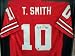 Troy Smith Autographed/Hand Signed Ohio State Buckeyes Jersey