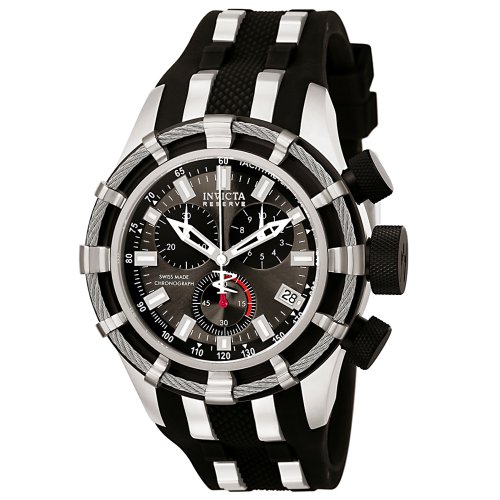 Invicta Men's 6432 Reserve Collection Chronograph Black Rubber Watch