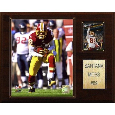 NFL Washington Redskins Santana Moss Player Plaque