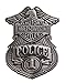 Harley-Davidson Police Original Antique Nickel Pin, 1-1/8'' W x 1-1/2'' P1263063