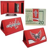 JF Sports Washington Capitals Wallet and Money Clip Combo