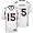 Men's Tim Tebow #15 Denver Broncos 2010 Rookie NFL Replica Football Jersey by Reebok (White-Navy)(Size=XXXX-LARGE)