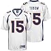Tim Tebow Jersey: Reebok White #15 Denver Broncos Replica Jersey - X-Large