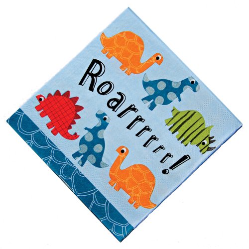 Meri Meri Roarrrrr! Dinosaur Napkins 16-Pack