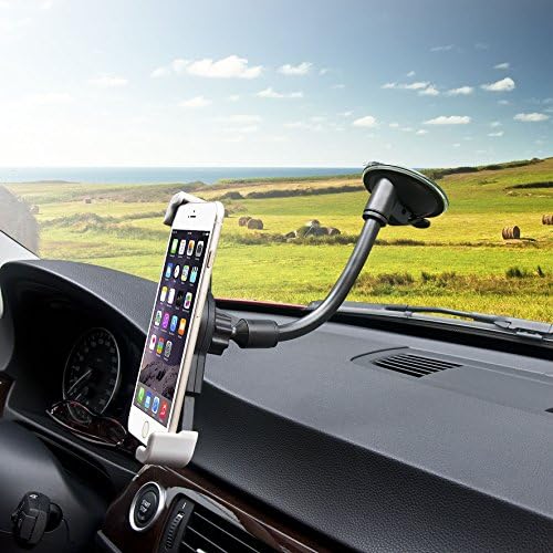 Xobebe Mobile Phone Car Holder 2-in-1 Air Vent & Windshield from Offers 360° Universal Fit. Mount Cellphone in Seconds with Adjustable Secure Grip for iPhone & Most Smartphones.
