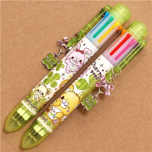 Imagen 1 de Bolígrafo de 8 colores kawaii con ositos