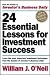 24 Essential Lessons for Investment Success: Learn the Most Important Investment Techniques from the Founder of Investor's Business Daily