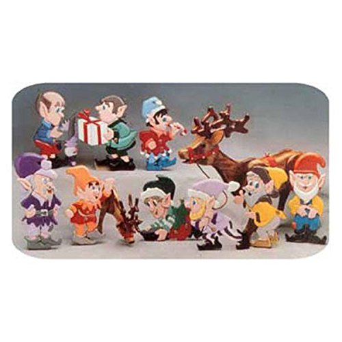 Woodworking Project Paper Plan to Build Christmas Elves Intarsia