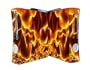 Bundle Monster Vinyl Skins Accessory For Xbox 360 Game Console - Cover Faceplate Protector Sticker Art Decal - Inferno