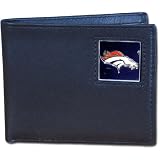 NFL Bifold Genuine Leather Wallet - Denver Broncos