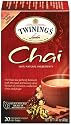 Twinings Chai Tea, Tea Bags, 20-Count Boxes (Pack of 6)