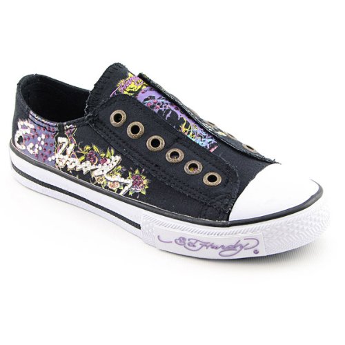 ED HARDY 11FSA101W Starlight Sneakers Shoes Black