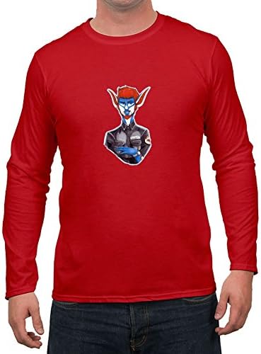 Buggati Printed Men Elegent T-shirt - Large - Electric Red