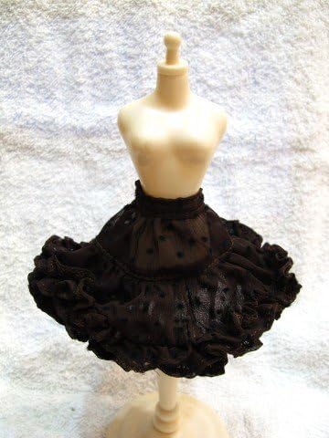 Blythe Blythe š 22cm doll size š CCT chiffon skirt dark brown c054