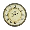 Grantham Wall Clock - Aged Verdigris (31.5" dia.)