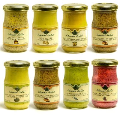 Edmond Edmond Fallot Set of Eight Dijon Mustards - Save 10% by Edmond Fallot