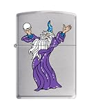 Zippo "Wizard" Brushed Chrome Lighter, 2062