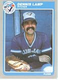 1985 Fleer # 111 Dennis Lamp Toronto Blue Jays Baseball Card