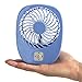LP Mini USB Output Electric Fan Compact Easy To Carry for the Office , Home , Dorm , Study , Library , Games Room Outdoor Travel , Keep You Cool and Relaxed (Blue)