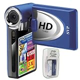 SVP T400-Blue 1280x720p True HD Camcorder with 2.4 LCD (AA Rechargeable Set Included)