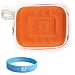 (Nylon Orange + Screen Protector Kit) Kroo Camera Case for Fujifilm Finepix A330 Fujifilm Finepix A345 Fujifilm Finepix A350 Fujifilm Finepix A500 Fujifilm Finepix A600 Fujifilm Finepix A610 Fujifilm Finepix A700 Finepix A800 Finepix A820 Finepix A900 Fujifilm Finepix F10 Fujifilm Finepix F40fd Fujifilm Finepix F30 Fujifilm Finepix F31fd Finepix F401 Finepix F470 Fujifilm Finepix F650 Fujifilm Finepix V10 Fujifilm Finepix Z3 Fujifilm Finepix Z5fd+SumacLife TM Wisdom Courage Wristband