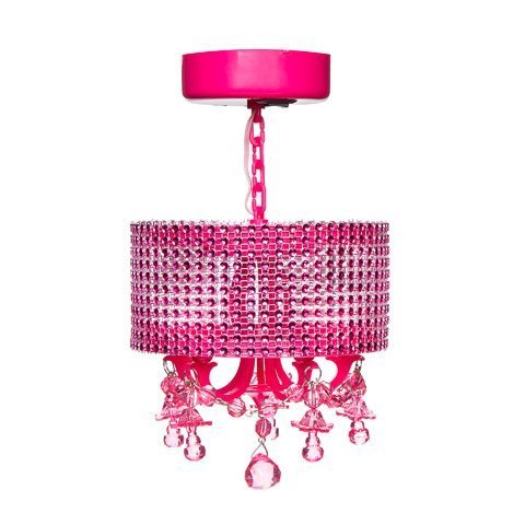 LockerLookz Hanging Gem Lamp - Pink - 1 piece