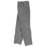 Chef's Culinary Uniform Black & White Twill Pants L