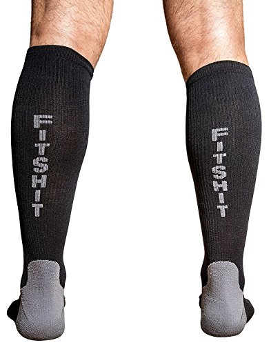 FITSHIT Premium Compression Socks: Graduated Stockings For Men & Women. Guaranteed To Prevent Swelling, Pain, Edema, DVT - Best Crossfit, Athletic Running, Travel, Nurses, Diabetic Recovery Sock