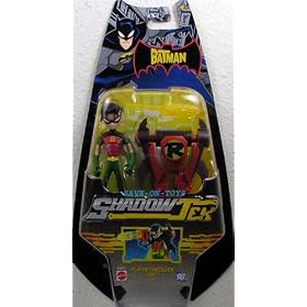 The Batman Shadow Tek Ultra Action Figure Flamethrower Robin by Batman and Robin