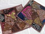 2 CHOCOLATE DECORATIVE ACCENT COUCH DECOR THROW PILLOWS