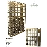 Napa Valley Wine M10CD-WR Column Kit Wine Rack, Unstained