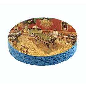 Fine Art Vincent Van Gogh Night Cafe Unique Kitchen Sponge