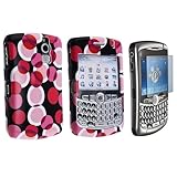 eForCity Solid Hard Plastic Shell Case + Screen Protector for RIM Blackberr ....