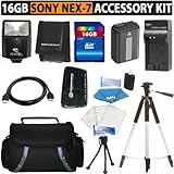 16GB Advanced Accessory Kit For Sony NEX-7 NEX7 Digital Camera Includes 16G ....
