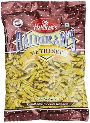 Haldiram Methi Sev, 7.06-Ounce Pouch (Pack of 5)