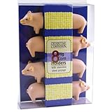 Charcoal Companion Pig Corn Holders, 4 Pairs