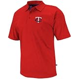 Minnesota Twins Red Noble Heathered Polo Shirt