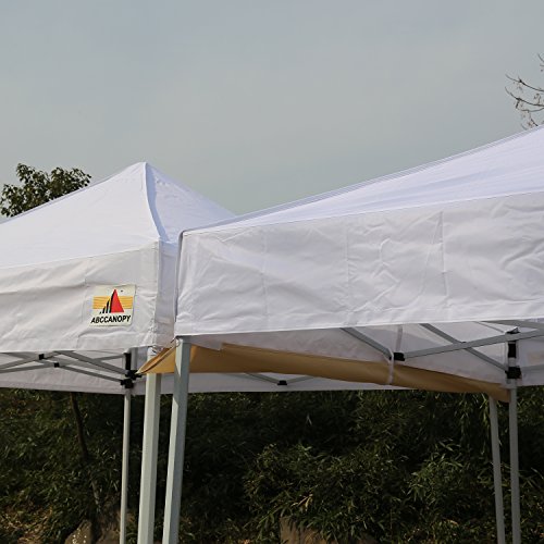 AbcCanopy Canopy Accessories Beige 10 Foot Canopy Rain Gutter / Light